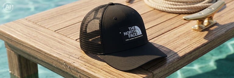 Cappellino The North Face nero retato