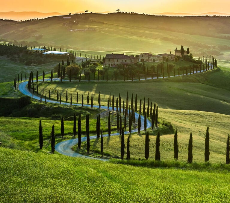 Toscana vista sulla Val d'Orcia