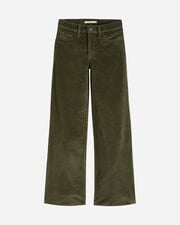 Wide leg corduroy w - Verde