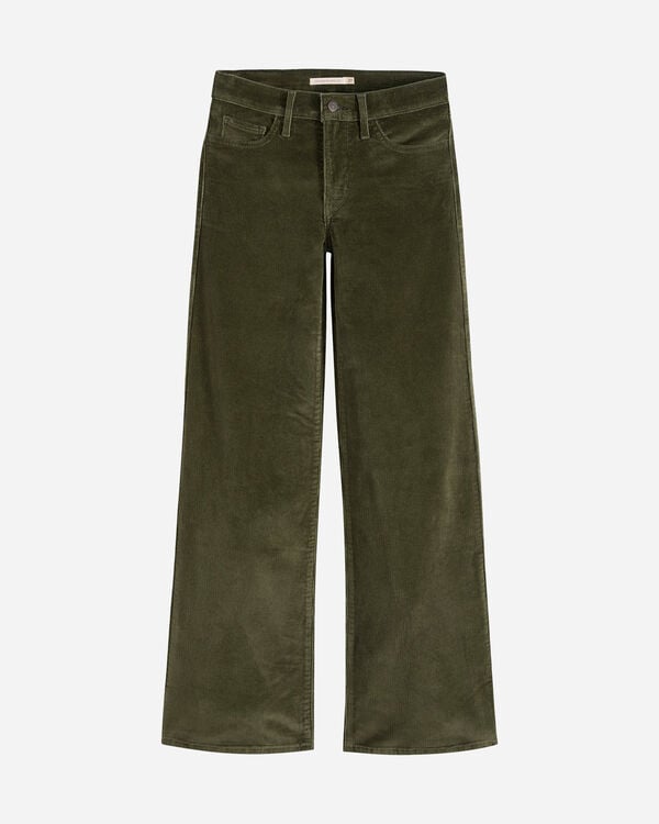 Wide leg corduroy w