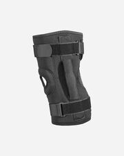 Ginocchiera neoprene con supplementi elastici - Nero