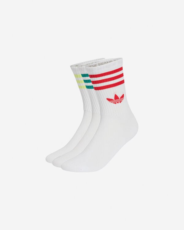 3pack 3stripes crew mid m