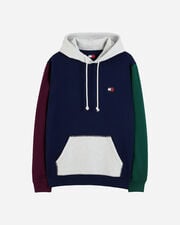 Badge fleece color block m - Blu