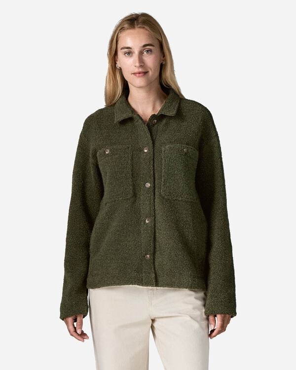 Reclaimed sweater shirt w