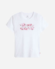 Logo batwing floral w - Bianco