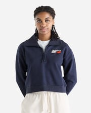 Athletic small logo w - Blu