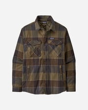 Lightweight insulated fjord flannel m - Verde
