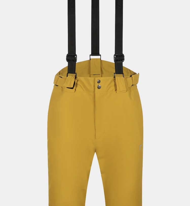 Pantaloni da sci Reusch color senape
