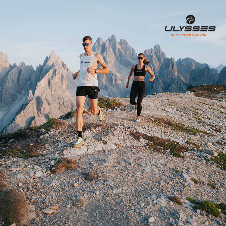 Ragazzi che corrono con scarpe da trail Ulysses Maikoh 2