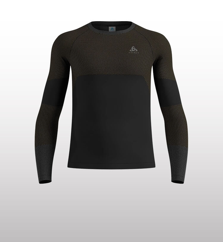 Maglia maniche lunghe intimo termico Odlo nero