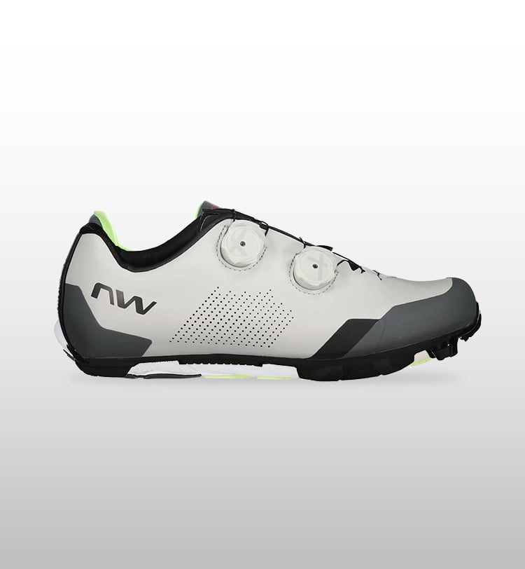 Scarpa da ciclismo bianca e nera Northwave