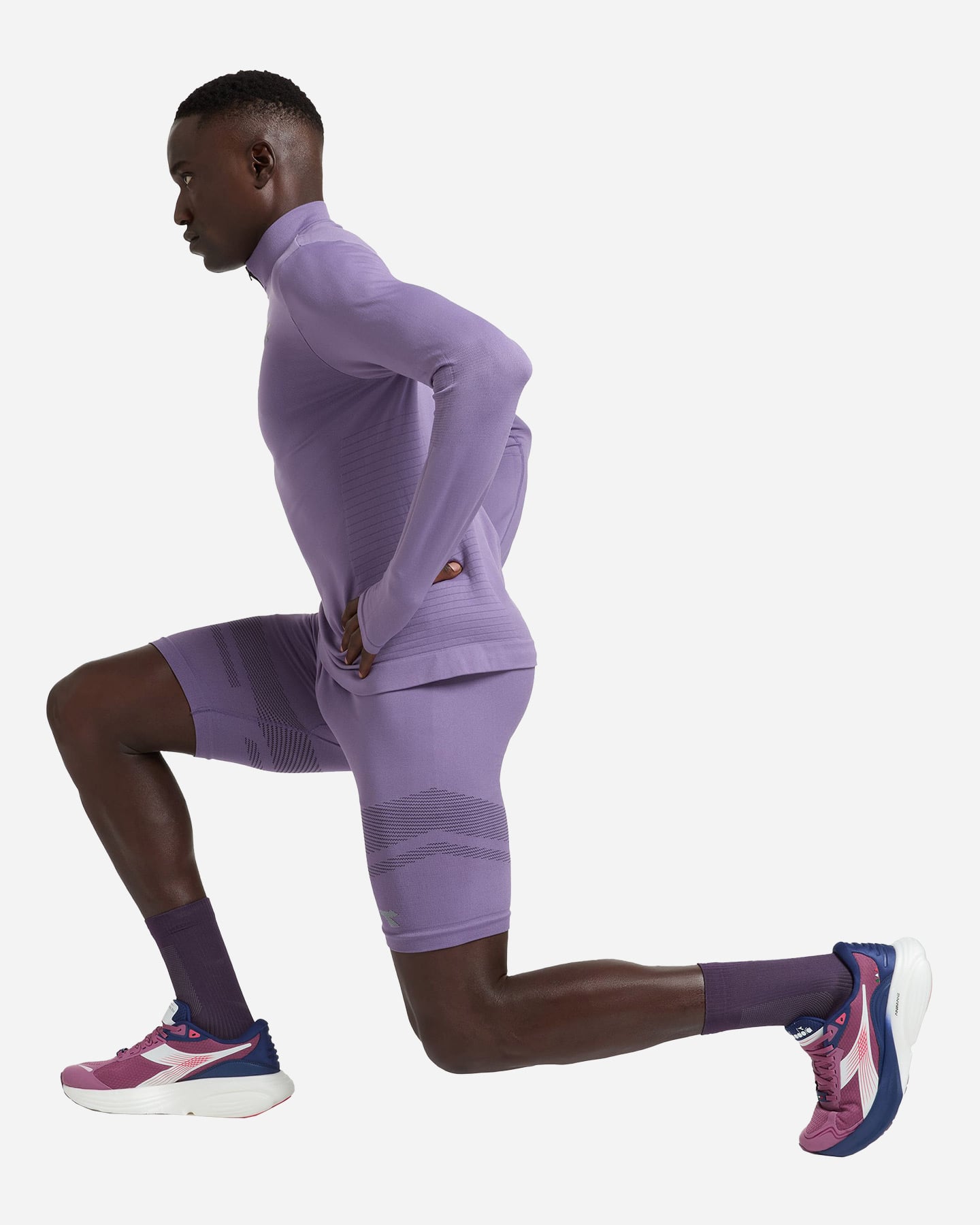 Maglia running DIADORA STRATOUNO M - Viola - 3 | Cisalfa Sport