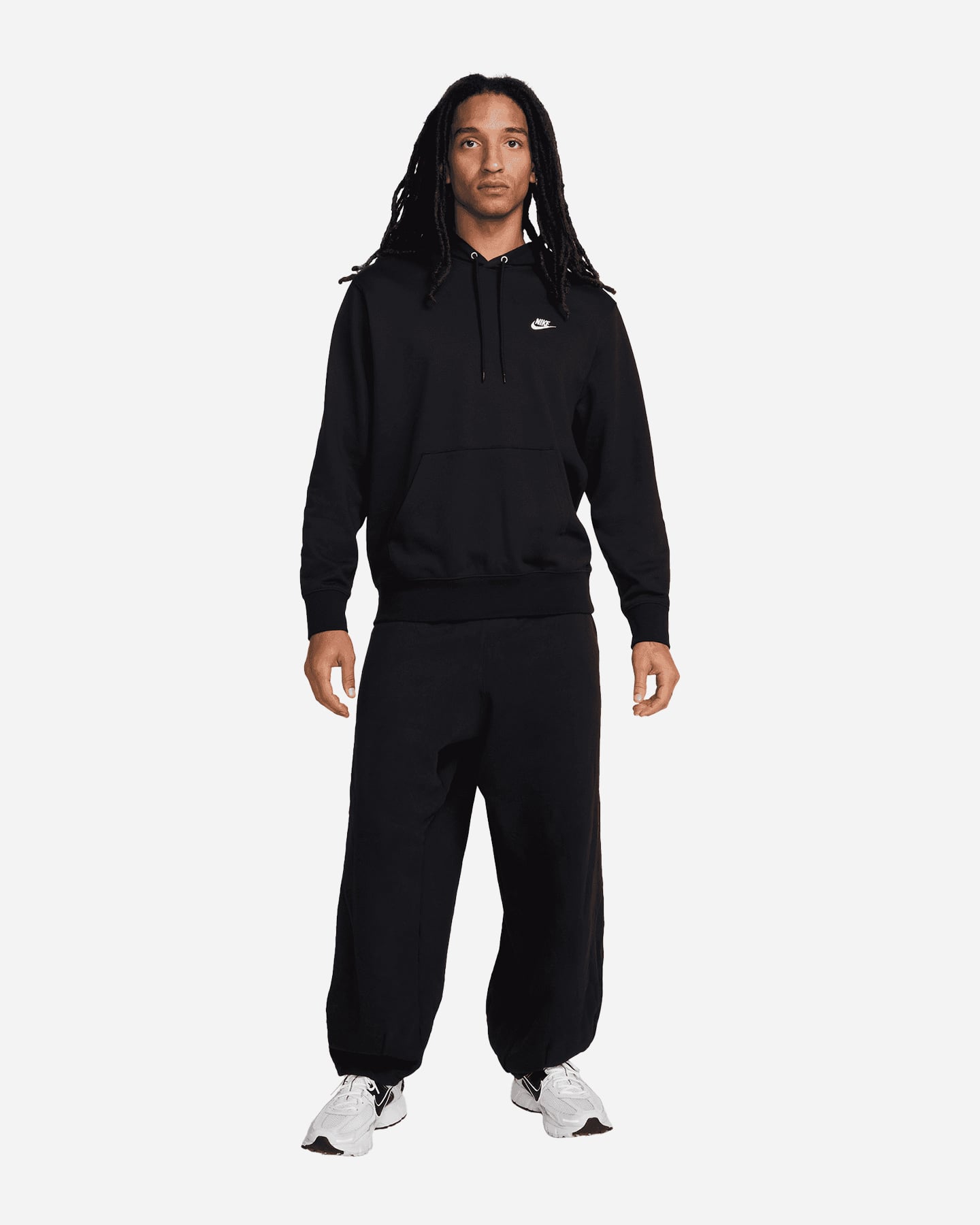 Felpa NIKE CLUB M - Nero - 2 | Cisalfa Sport
