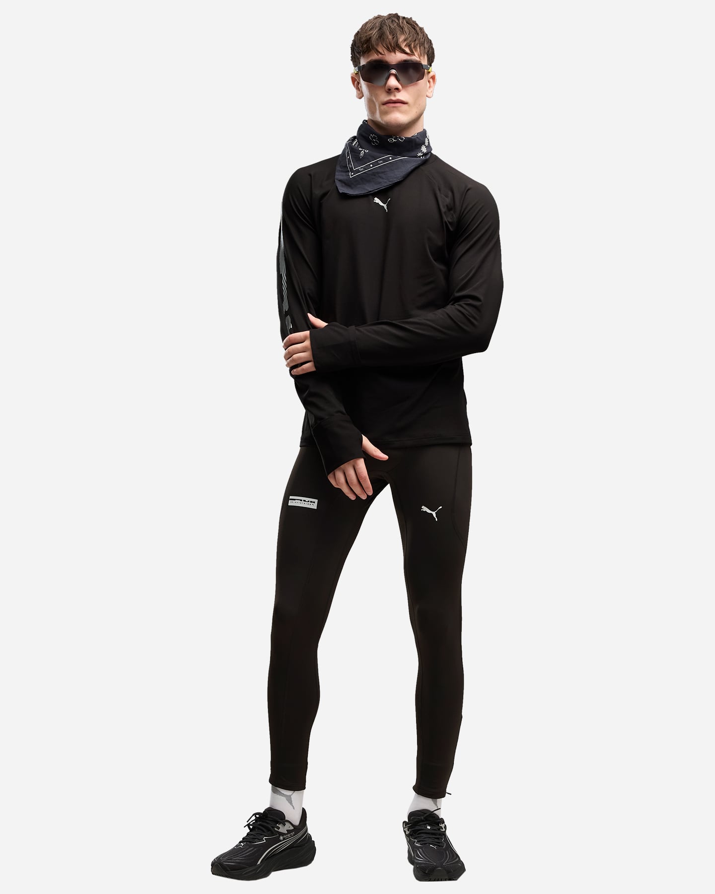 Maglia PUMA BRIGHTSTRIDE CLOUDSPUN M - Nero - 4 | Cisalfa Sport