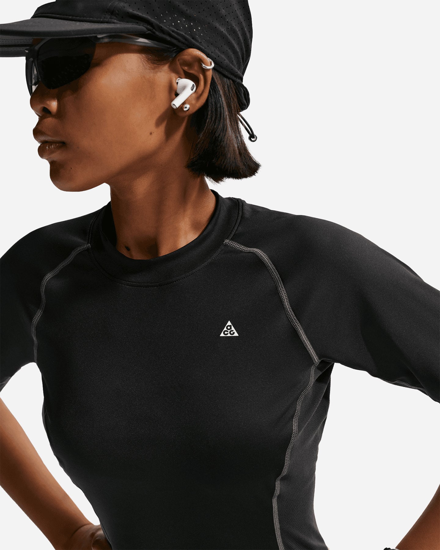 T-shirt NIKE DRI FIT ACG W - Nero - 5 | Cisalfa Sport