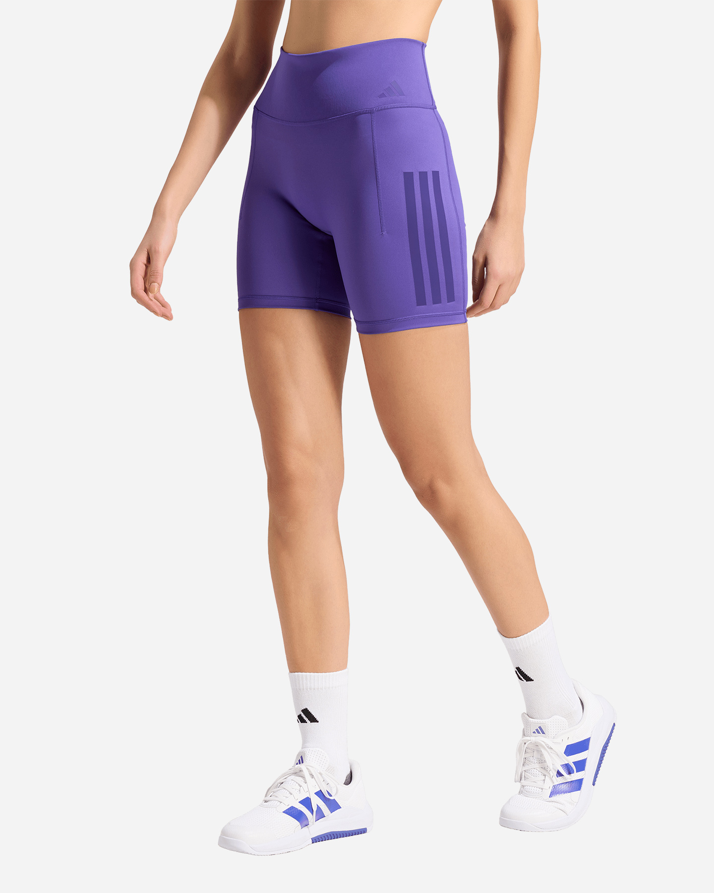 Short training ADIDAS OPTIME 3STRIPES 5IN W - Viola - 1 | Cisalfa Sport