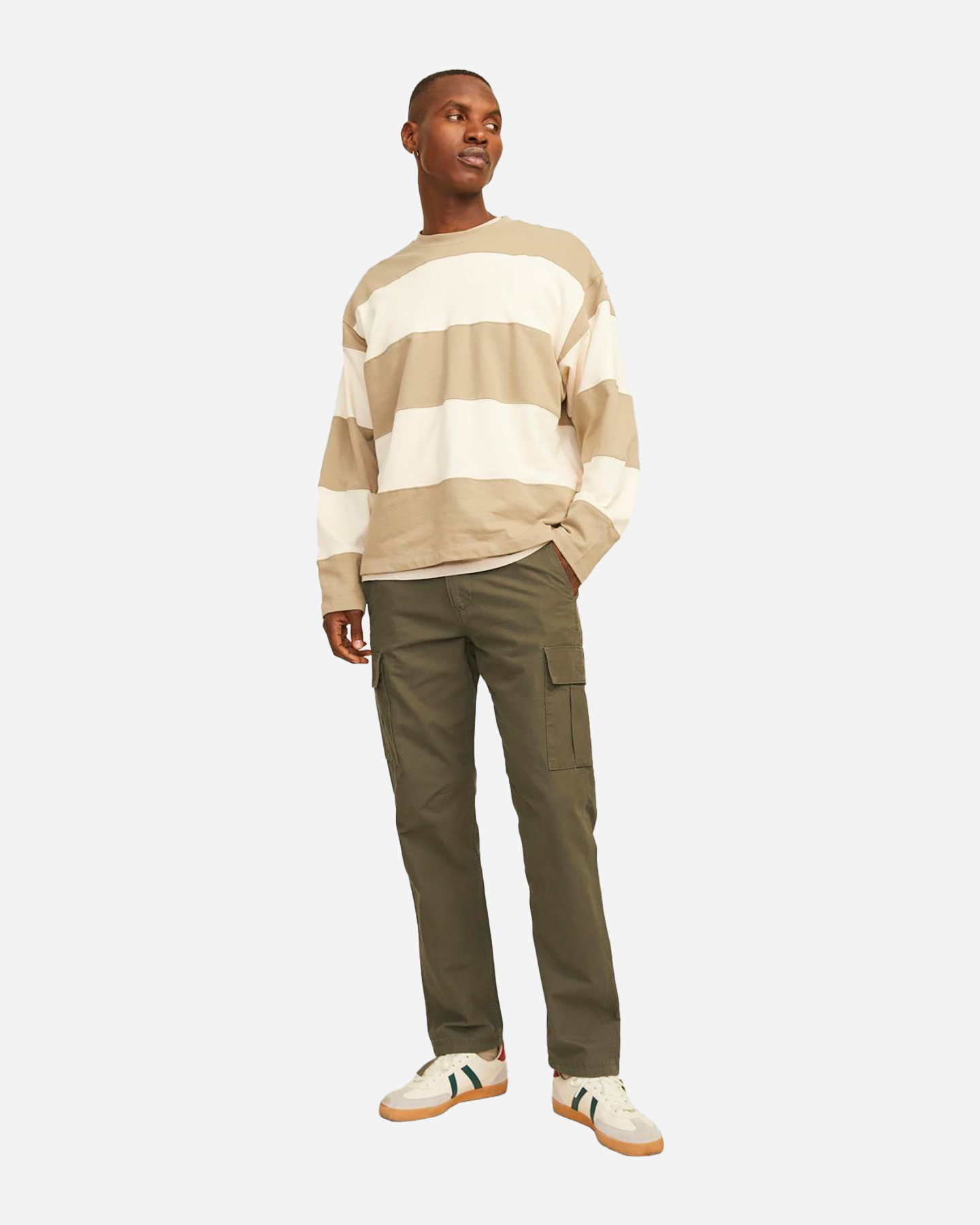 Pantalone JACK & JONES KANE M - Verde - 3 | Cisalfa Sport