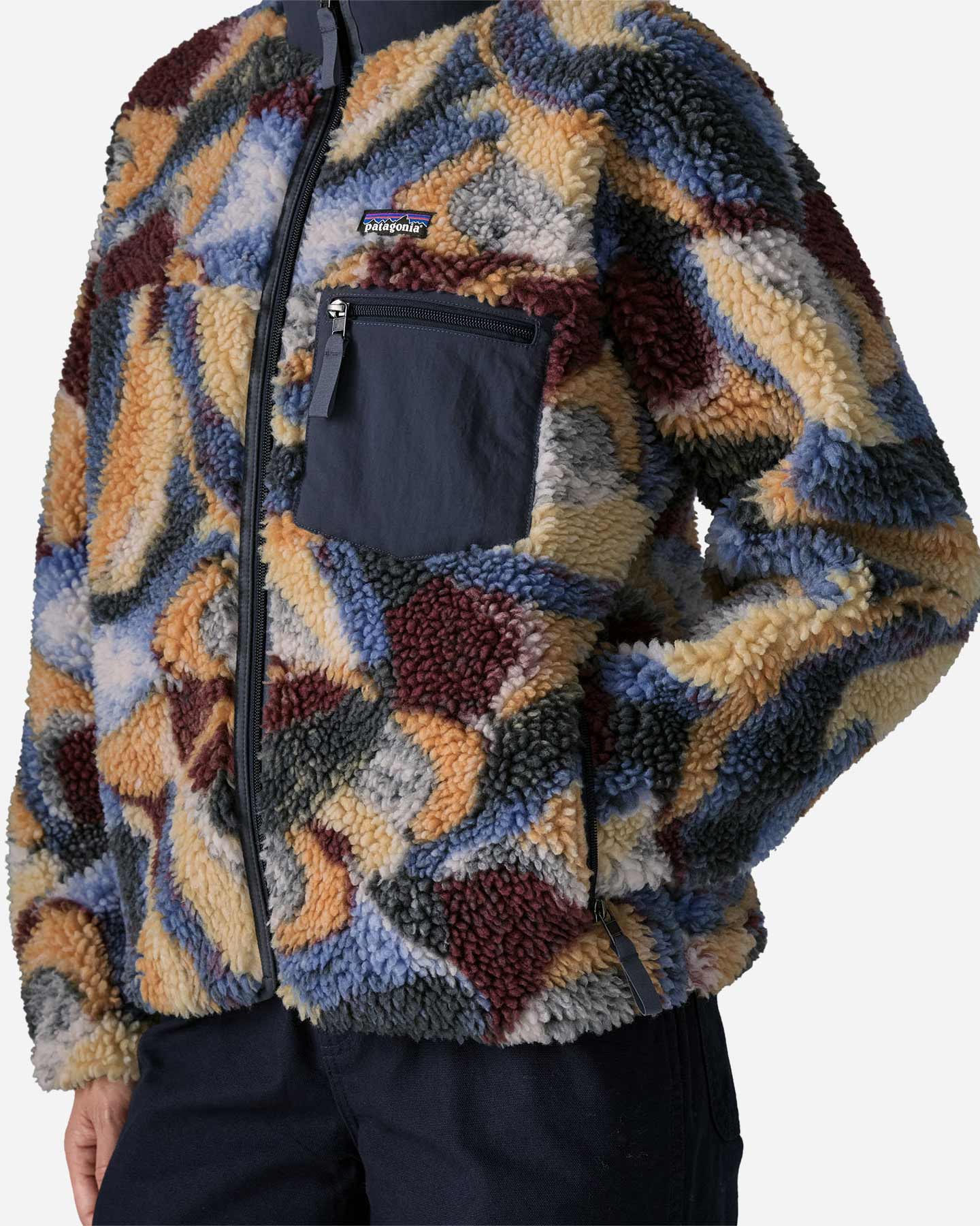 Pile PATAGONIA CLASSIC RETRO-X W - Blu - 3 | Cisalfa Sport