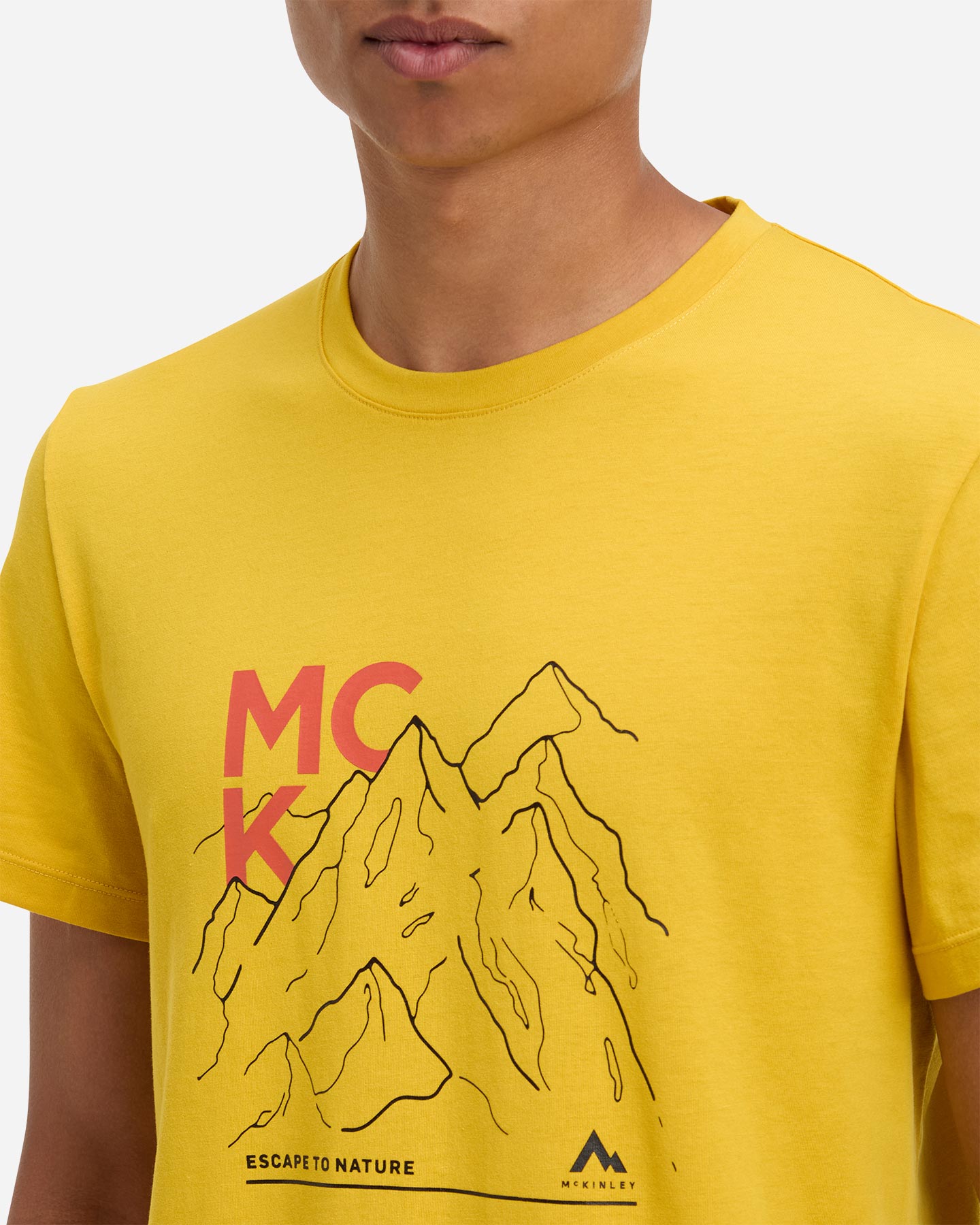 T-shirt MCKINLEY NATA M - Giallo - 4 | Cisalfa Sport