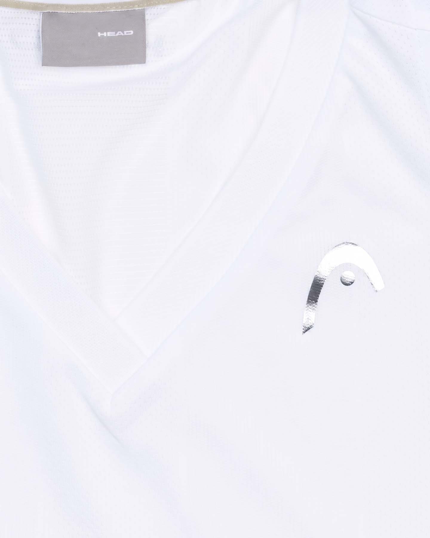 T-shirt tennis HEAD PERFORMANCE W - Bianco - 2 | Cisalfa Sport