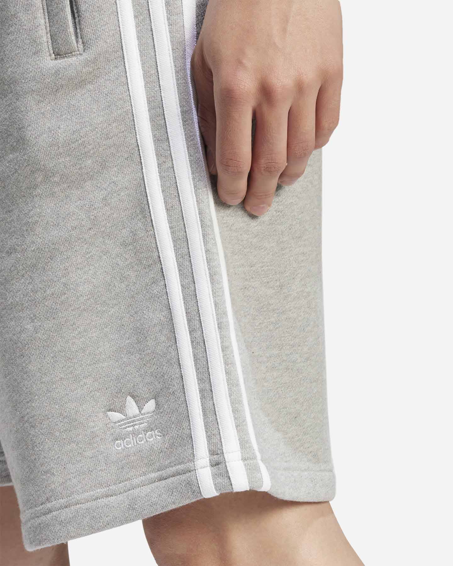 Bermuda ADIDAS 3STRIPES M - Grigio - 5 | Cisalfa Sport