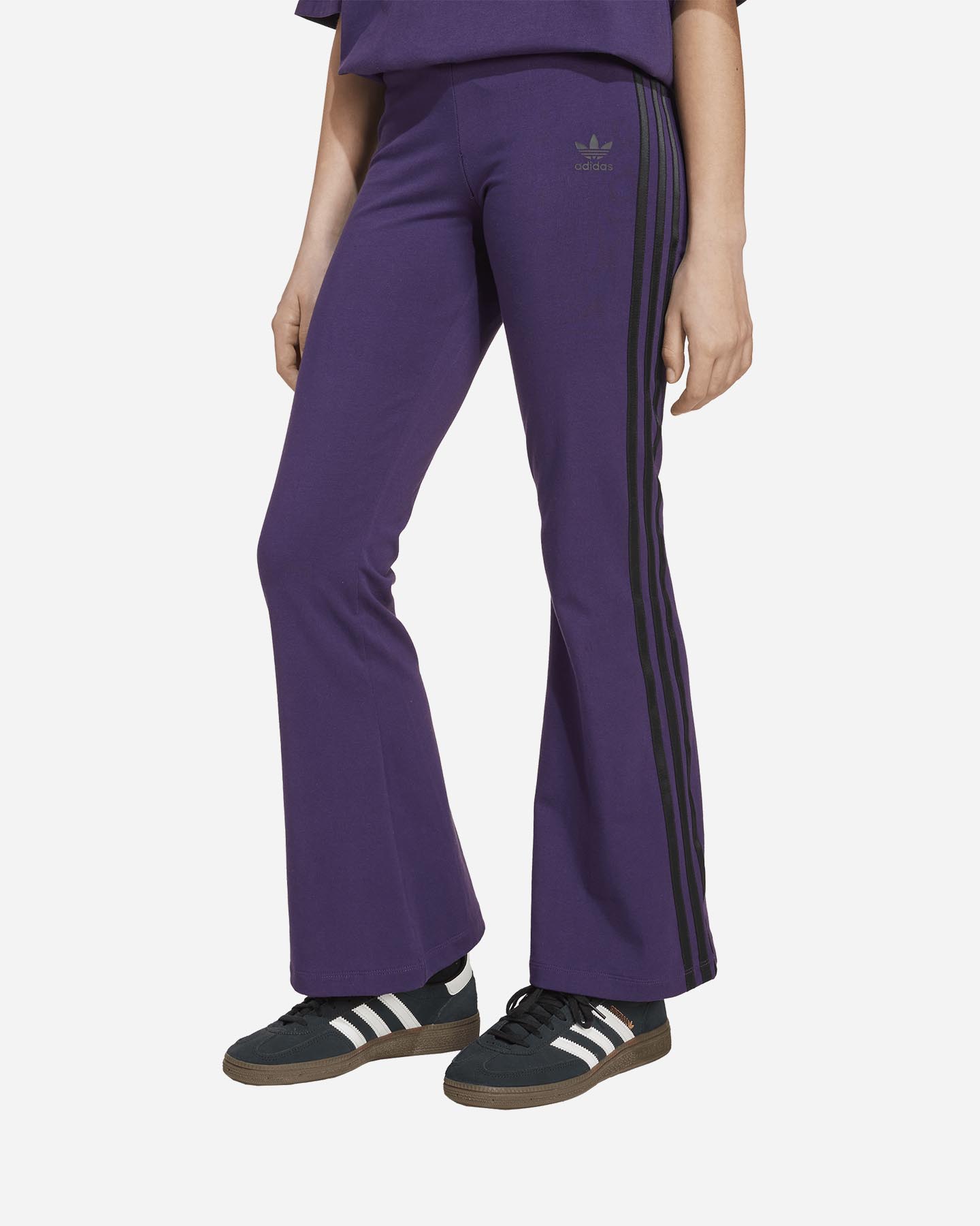 Leggings ADIDAS 3STRIPES JR - Viola - 1 | Cisalfa Sport