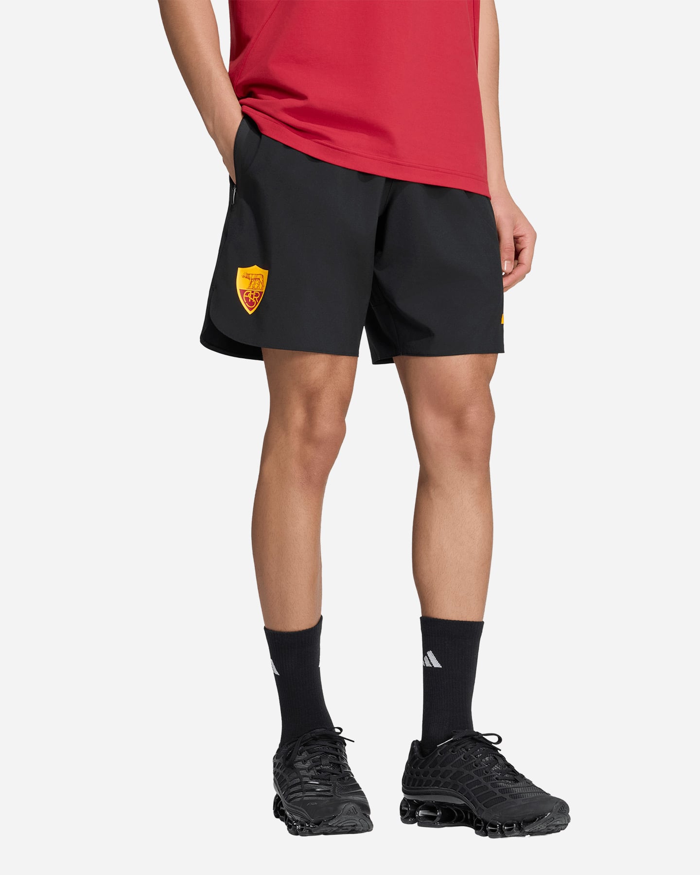 Abbigliamento calcio ufficiale ADIDAS AS ROMA TIRO TRAVEL 26-27 M - Nero - 1 | Cisalfa Sport