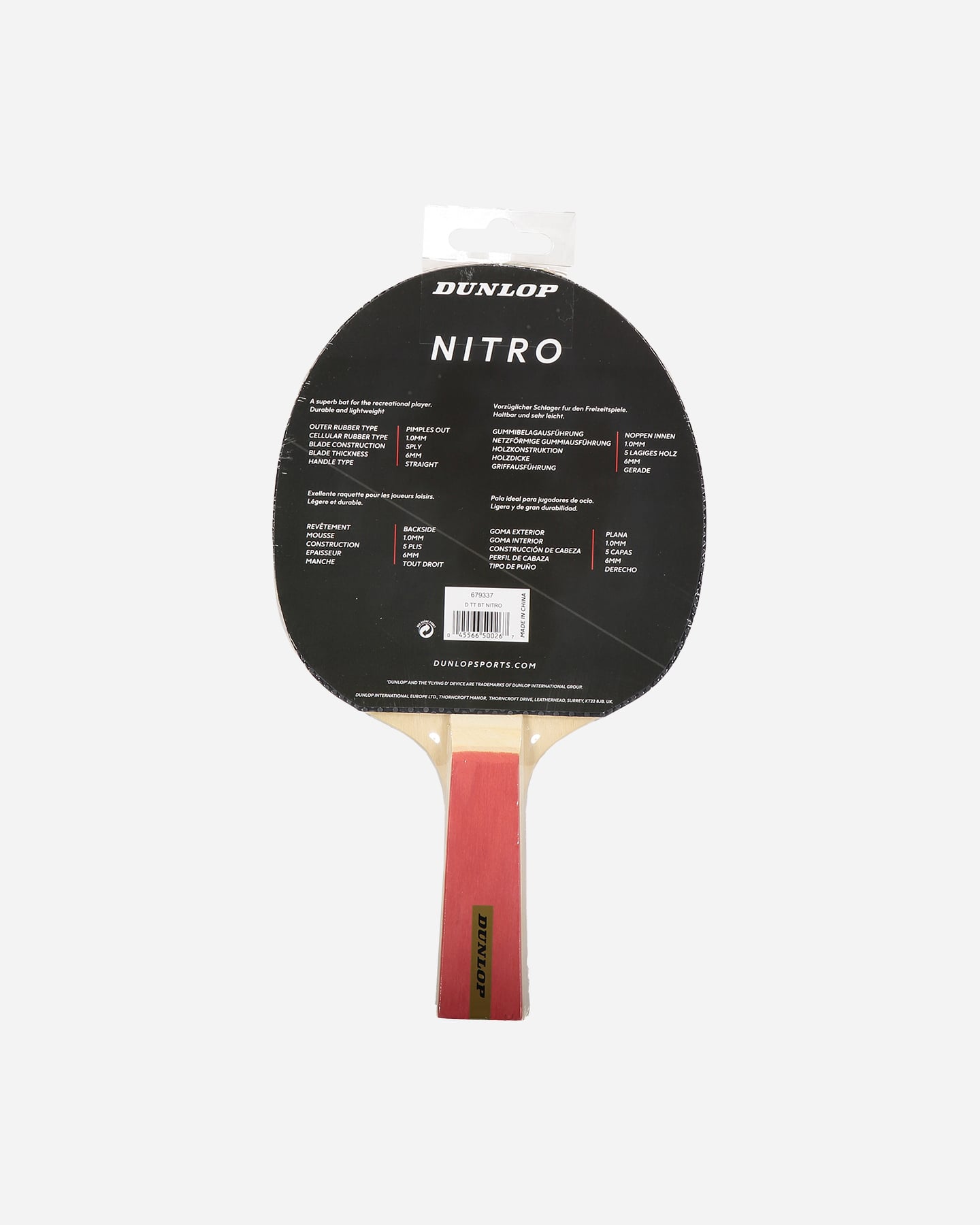 Accessorio ping pong DUNLOP PING PONG NITRO - Color mix - 2 | Cisalfa Sport
