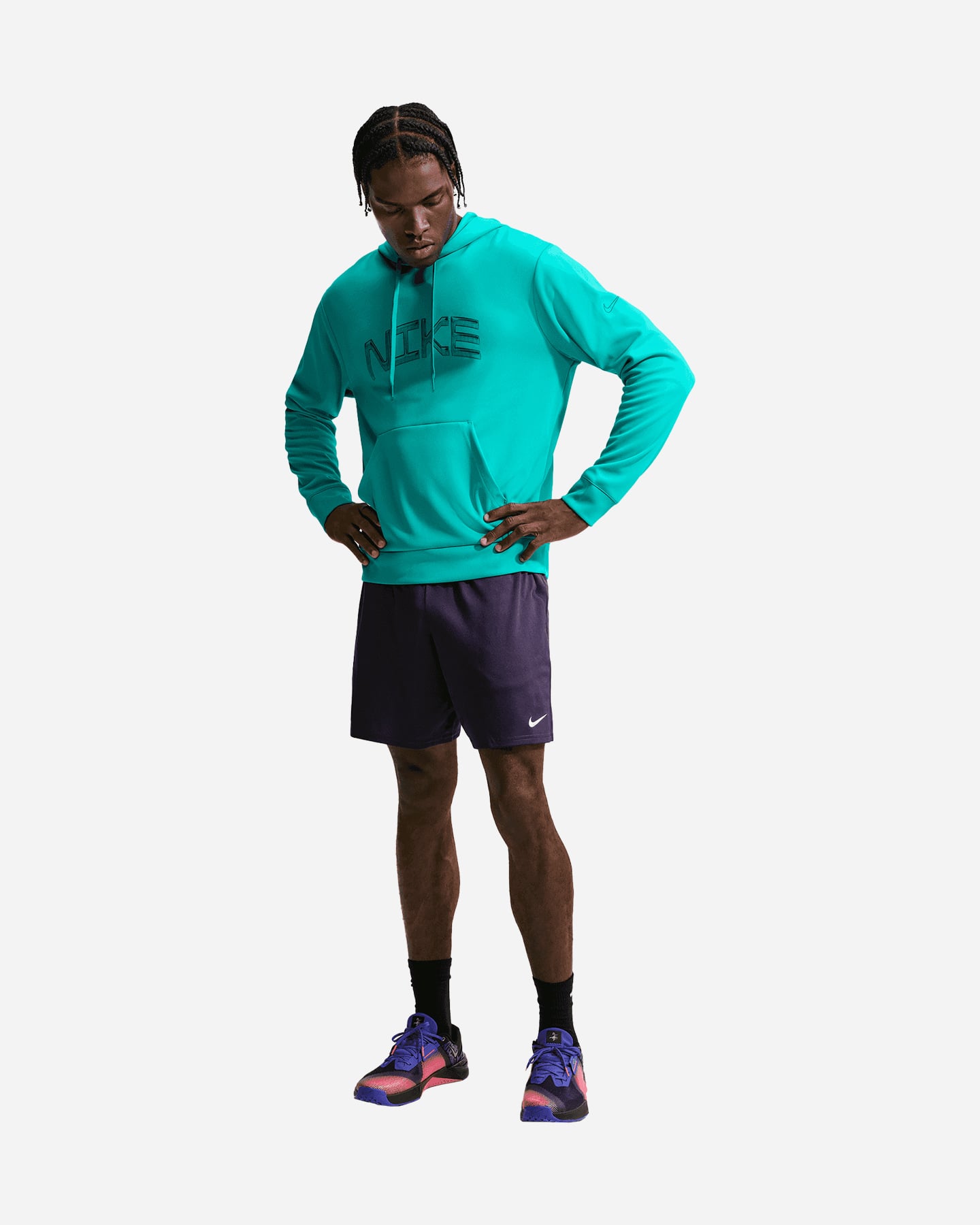 Short training NIKE DRI FIT FLEX 7IN M - Viola - 1 | Cisalfa Sport