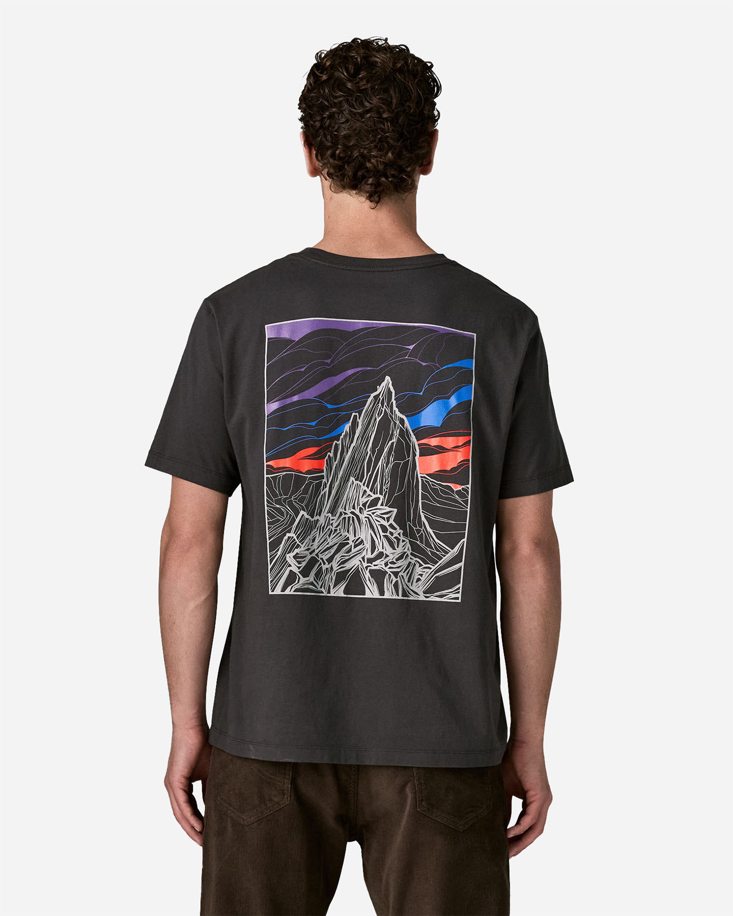 T-shirt PATAGONIA CLOUD CRAG M - Nero - 2 | Cisalfa Sport