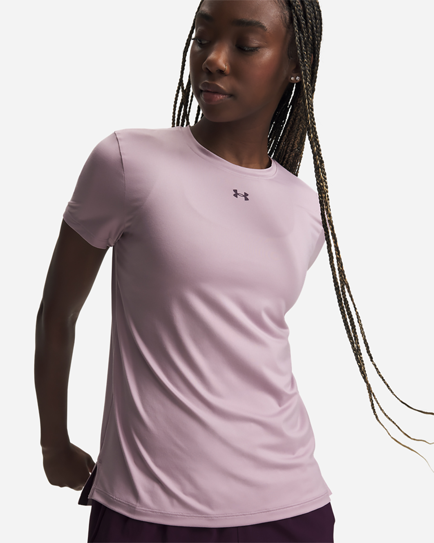 T-shirt training UNDER ARMOUR VANISH W - Rosa - 2 | Cisalfa Sport