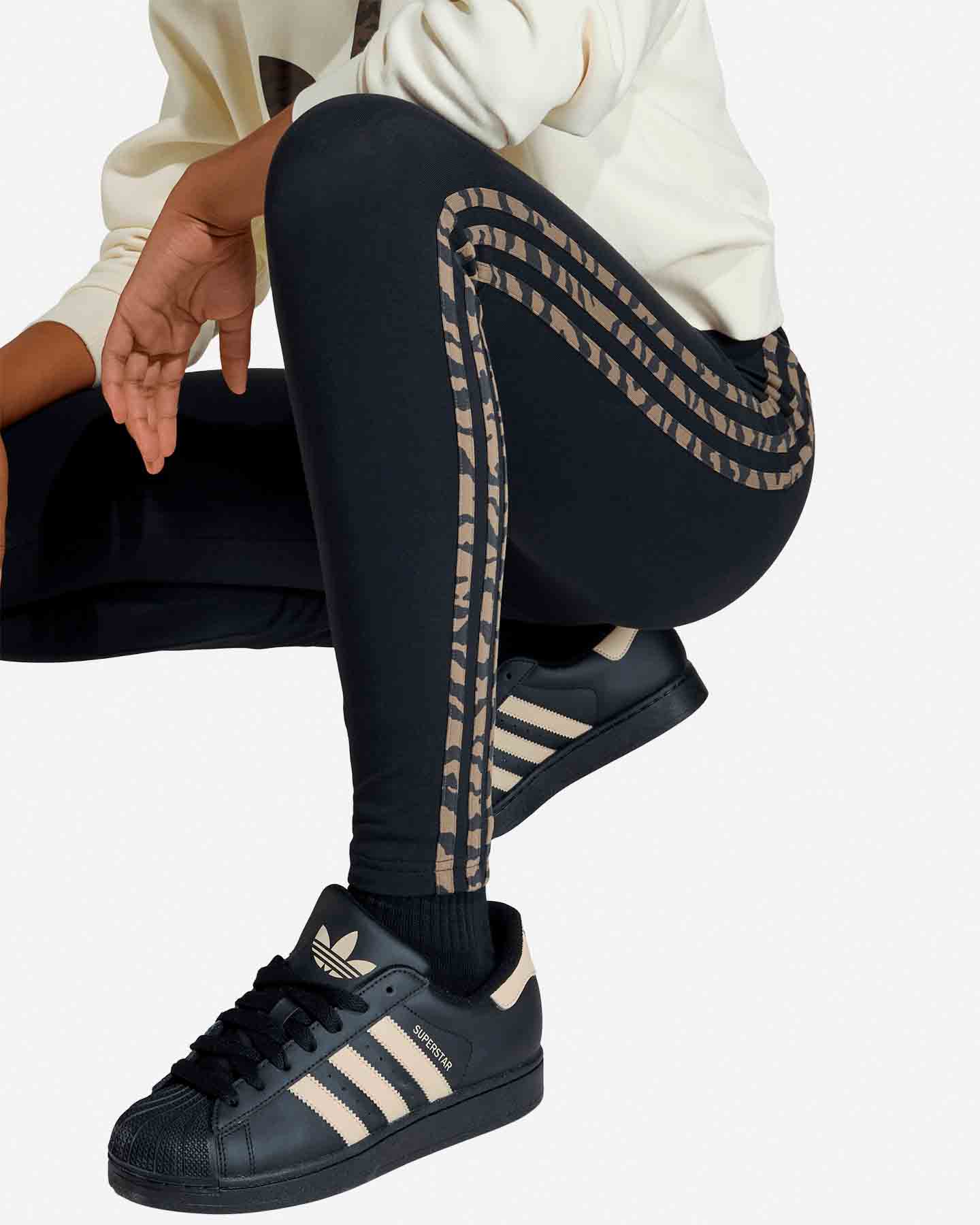 Leggings ADIDAS 3STRIPES JR - Nero - 5 | Cisalfa Sport