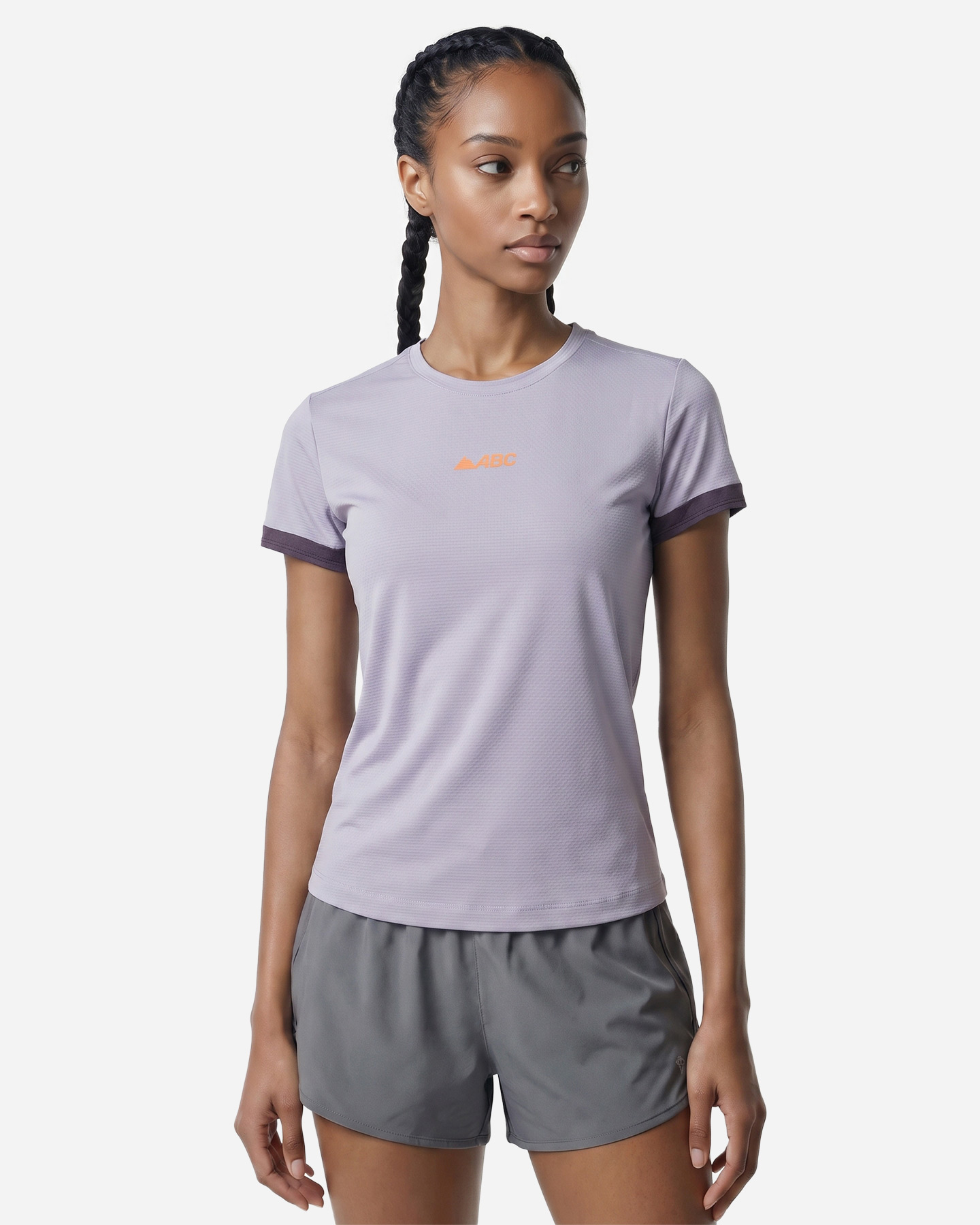 T-shirt running ABC TRAILW - Lilla - 2 | Cisalfa Sport