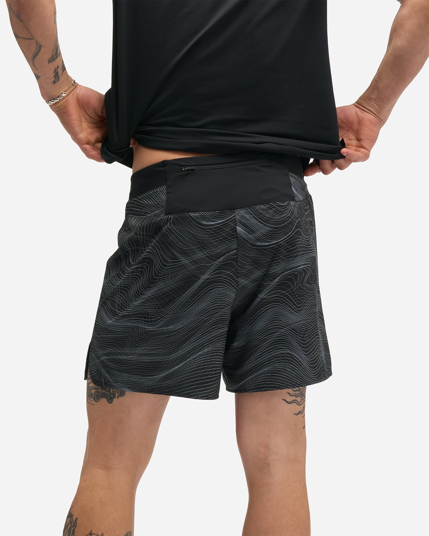Short running HOKA BASIC M - Nero - 3 | Cisalfa Sport