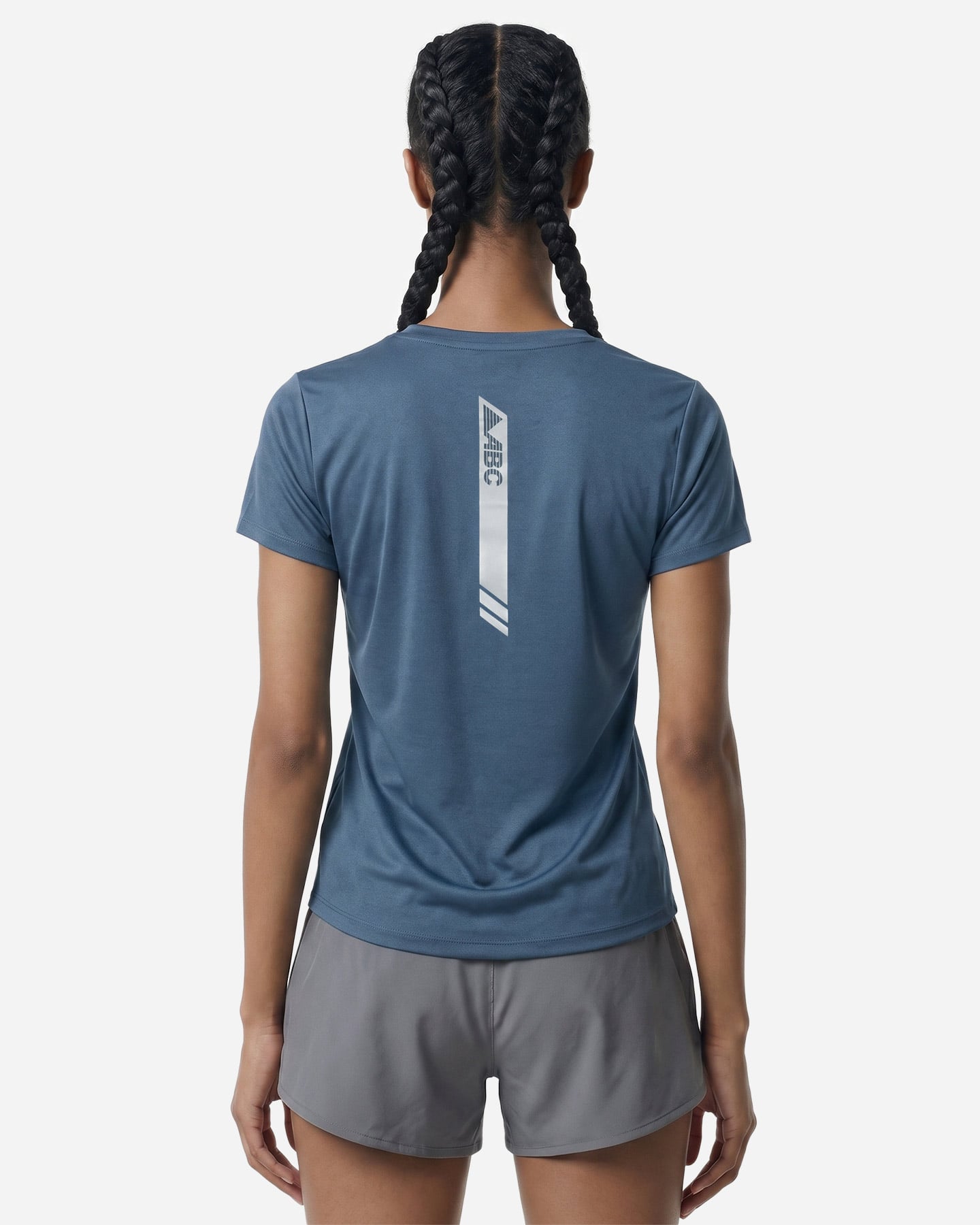 T-shirt running ABC RUNNING BASIC W - Blu - 3 | Cisalfa Sport