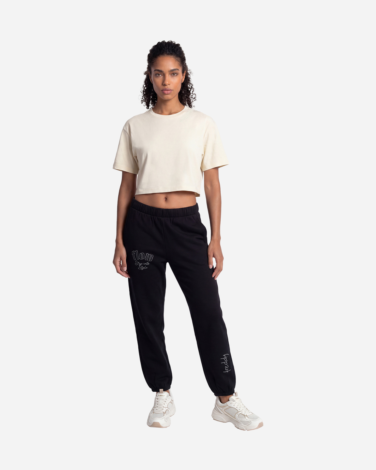 Pantalone FREDDY URBAN BIG LOGO W - Nero - 4 | Cisalfa Sport