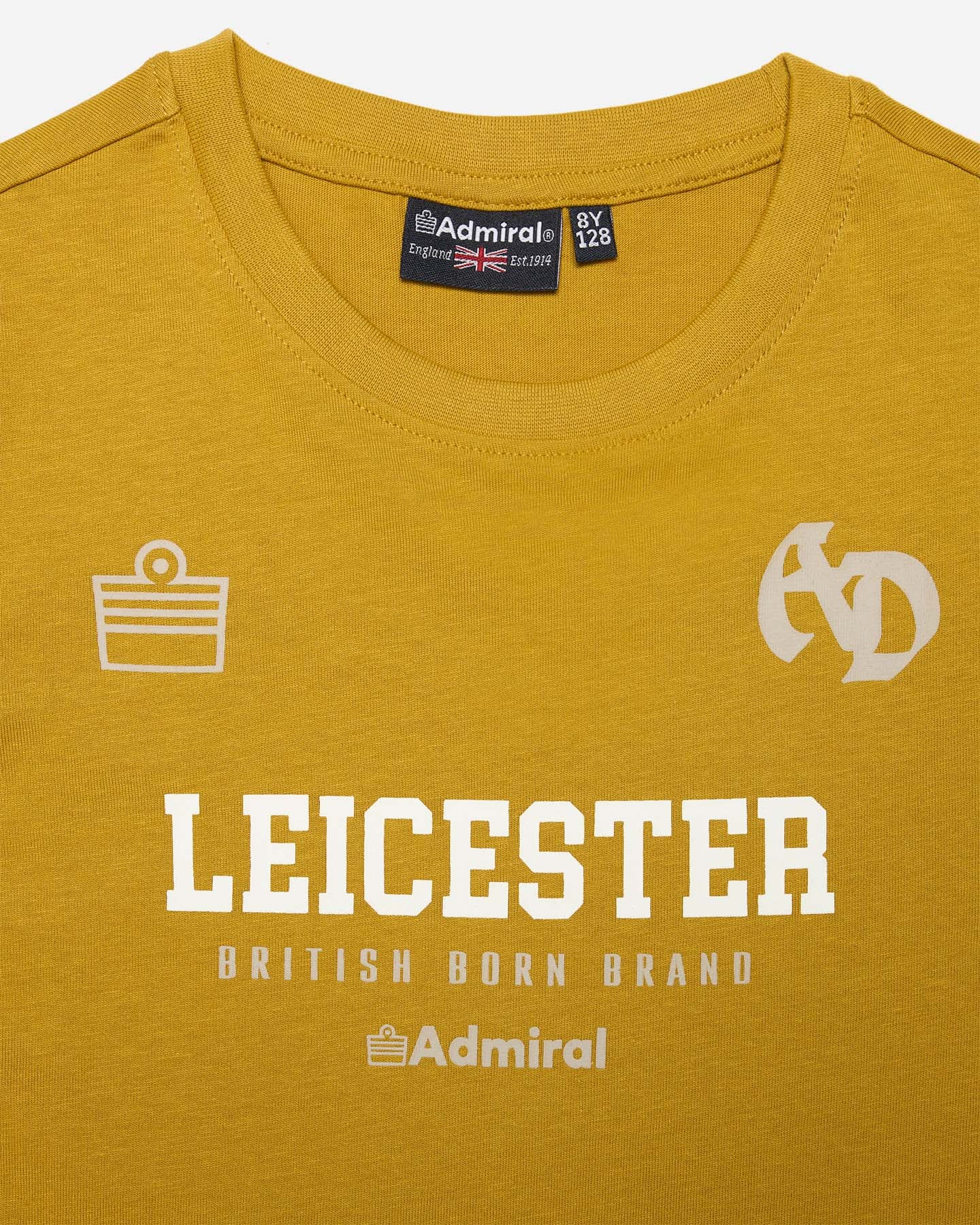 T-shirt ADMIRAL GOTHIC COLLEGE JR - Giallo - 2 | Cisalfa Sport