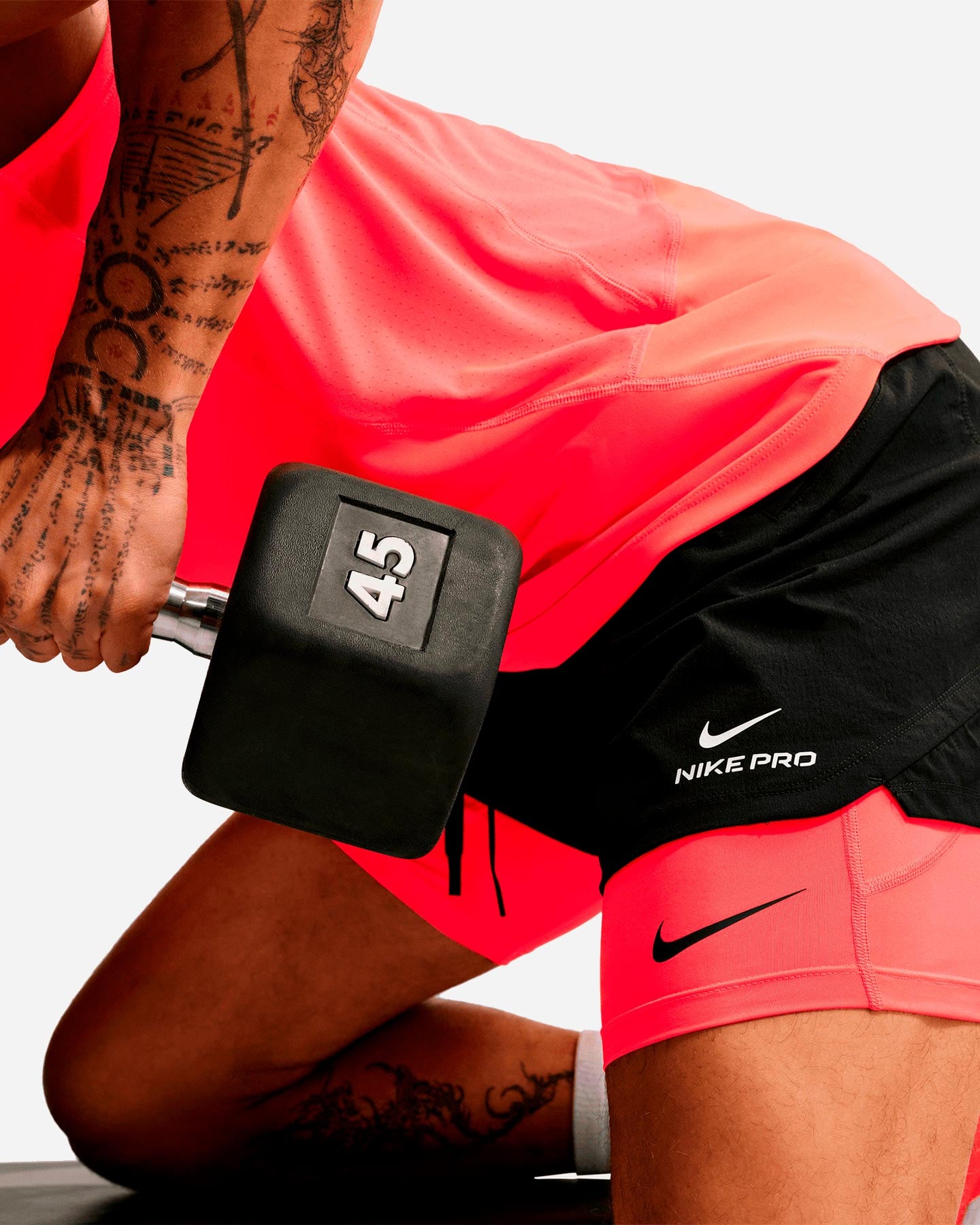 Short training NIKE PRO M - Fucsia - 4 | Cisalfa Sport