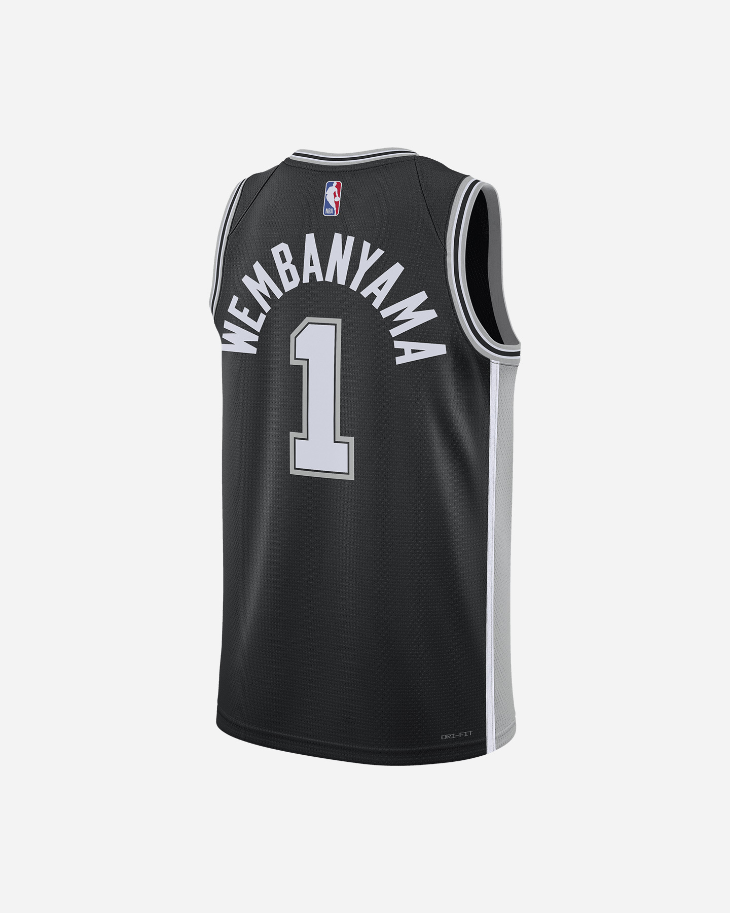 Canotta basket NIKE ICON SPURS WEMBAYANA SWING 22 M - Nero - 1 | Cisalfa Sport