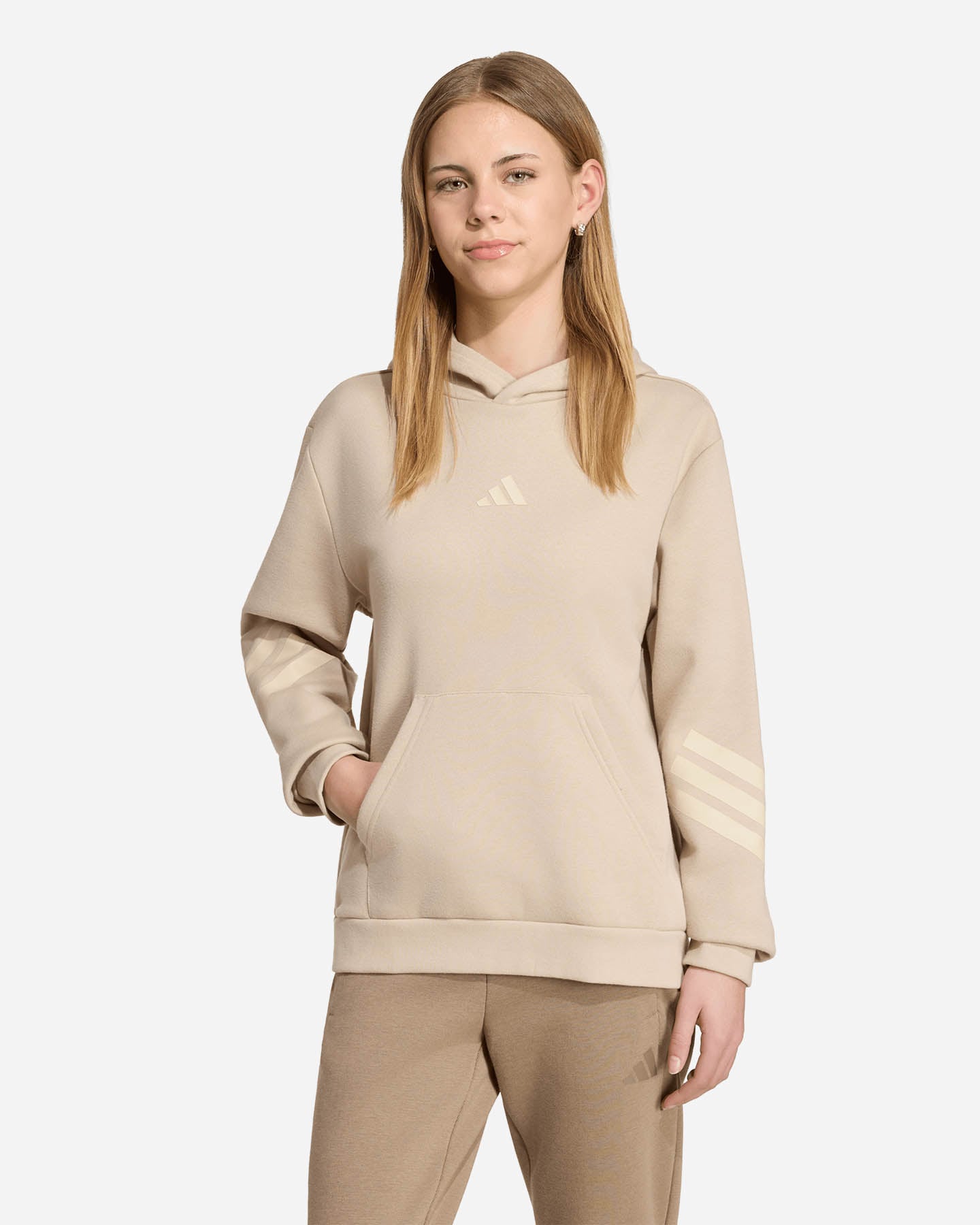 Felpa ADIDAS FUTURE ICONS JR - Beige - 1 | Cisalfa Sport