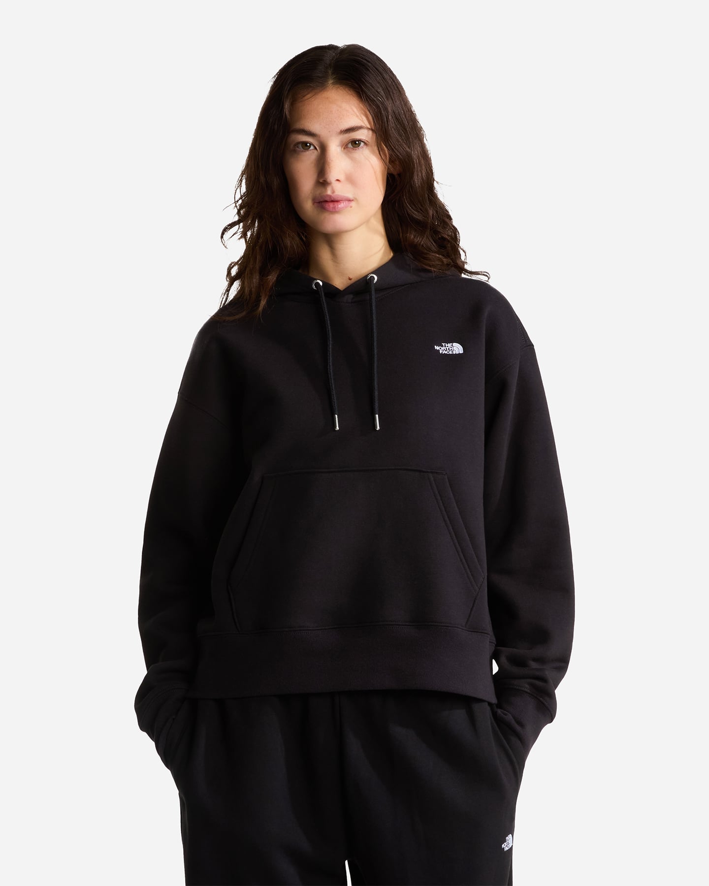 Felpa THE NORTH FACE ESSENTIAL SIMPLE DOME W - Nero - 2 | Cisalfa Sport