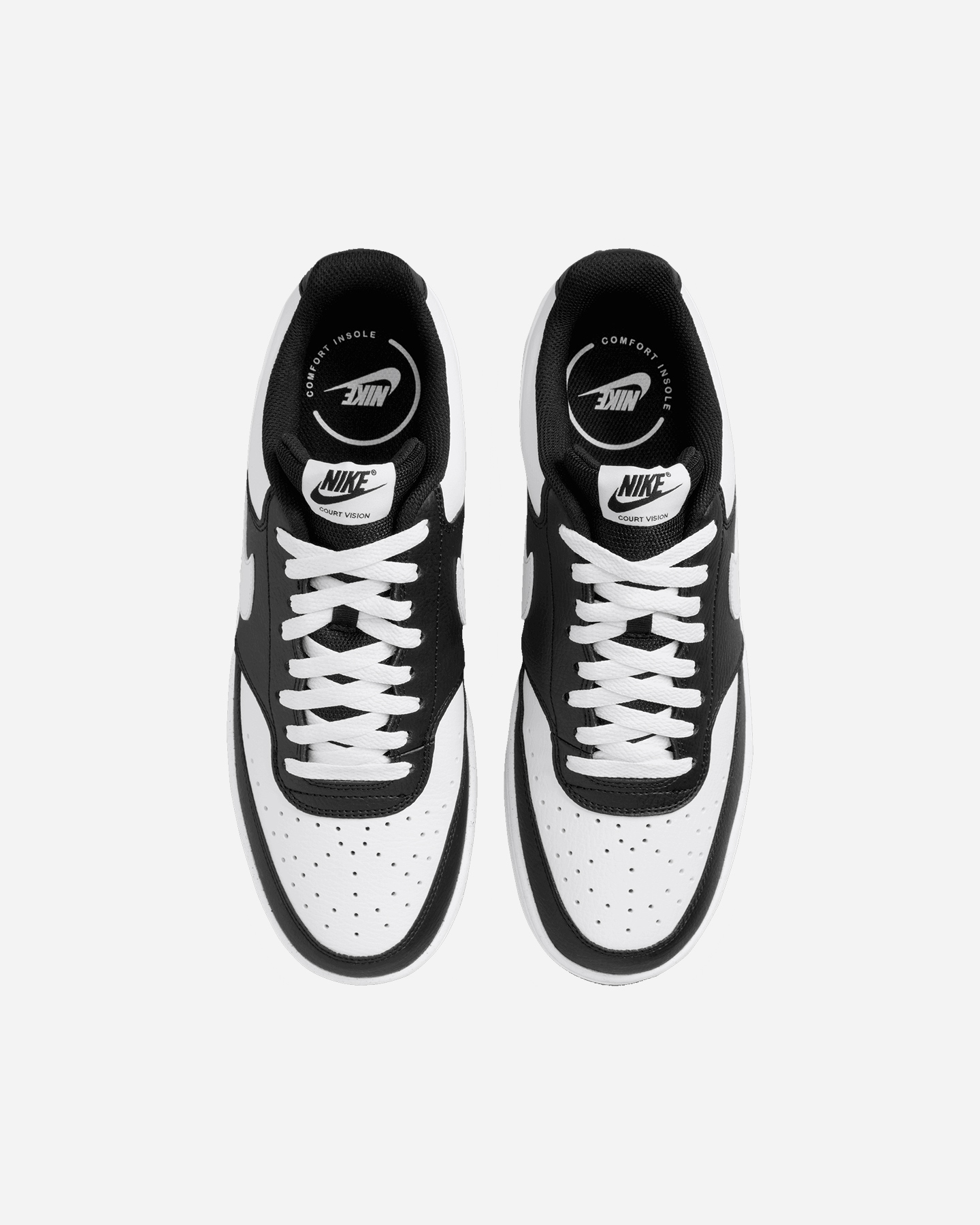 Scarpe sneakers NIKE COURT VISION LOW M - Nero - 2 | Cisalfa Sport