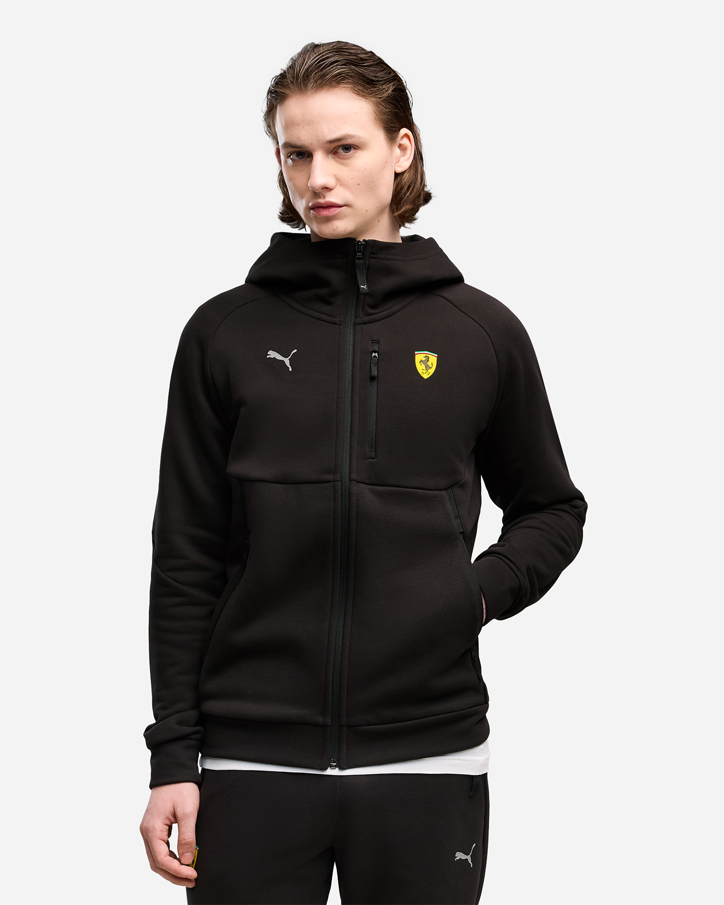 Felpa PUMA FERRARI TECH M - Nero - 2 | Cisalfa Sport