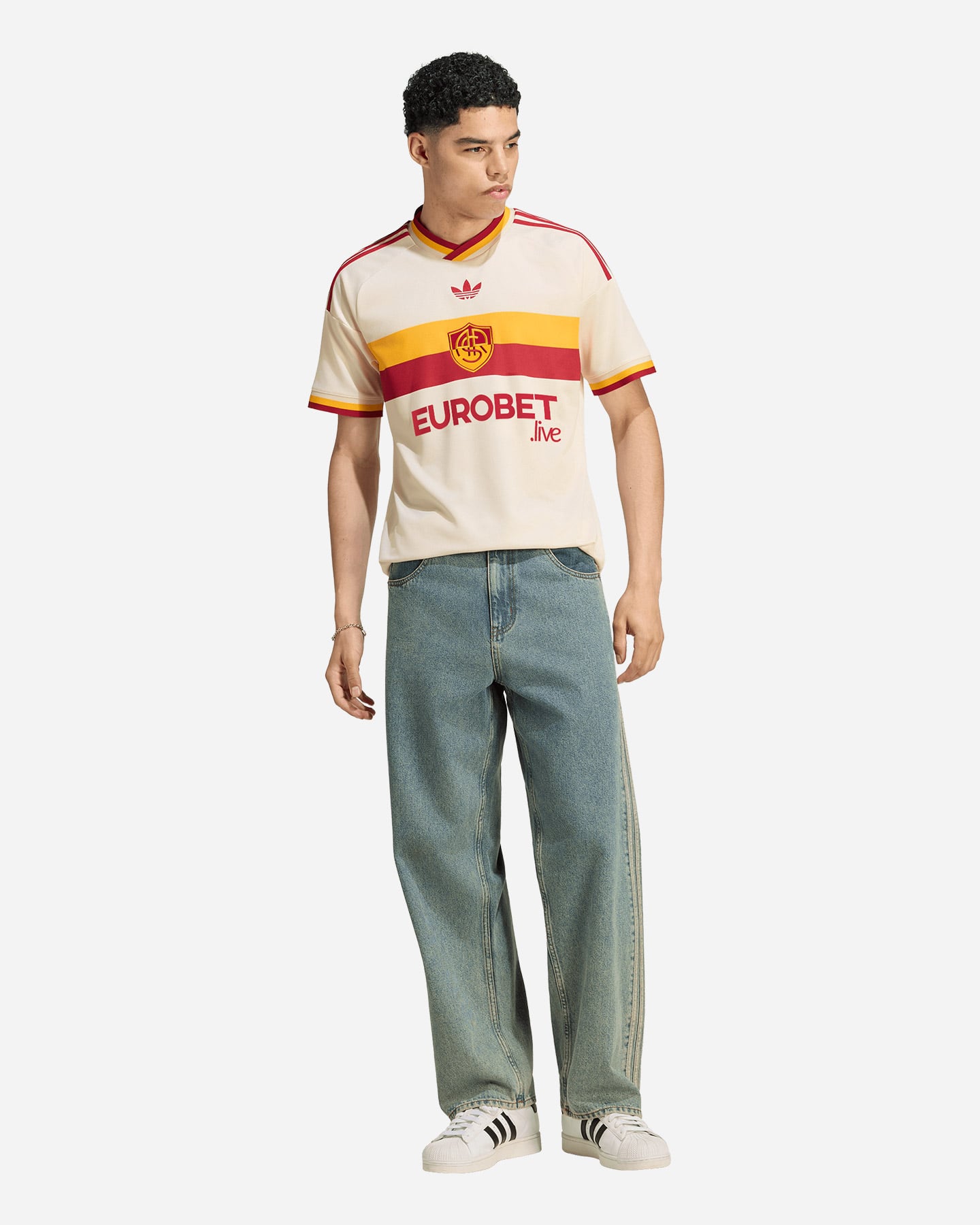 Maglia calcio ufficiale ADIDAS AS ROMA AWAY 26-27 M - Color mix - 4 | Cisalfa Sport