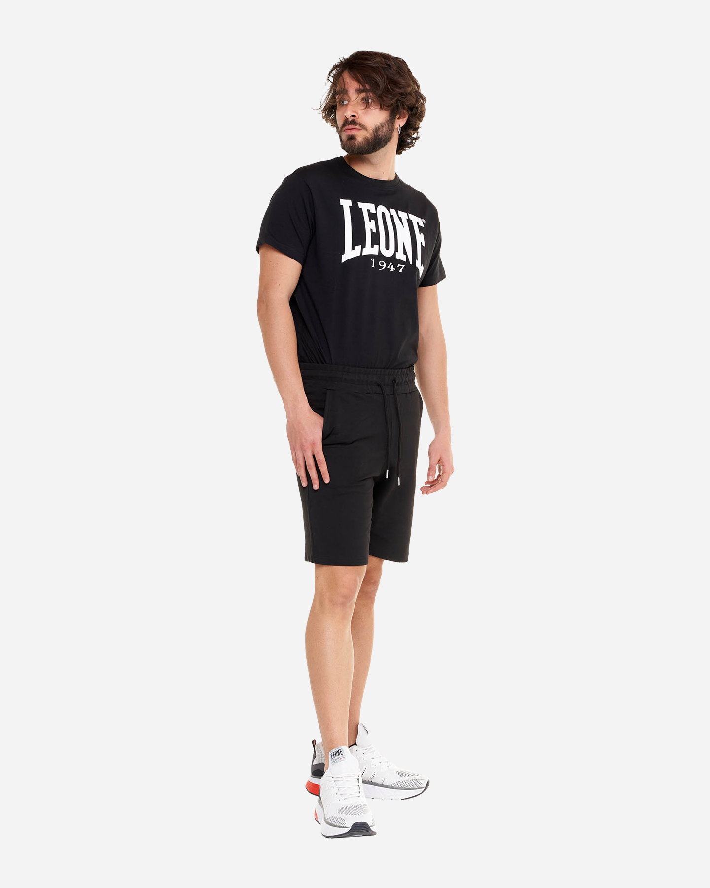 Pantaloncini LEONE SMALL LOGO M - Nero - 3 | Cisalfa Sport