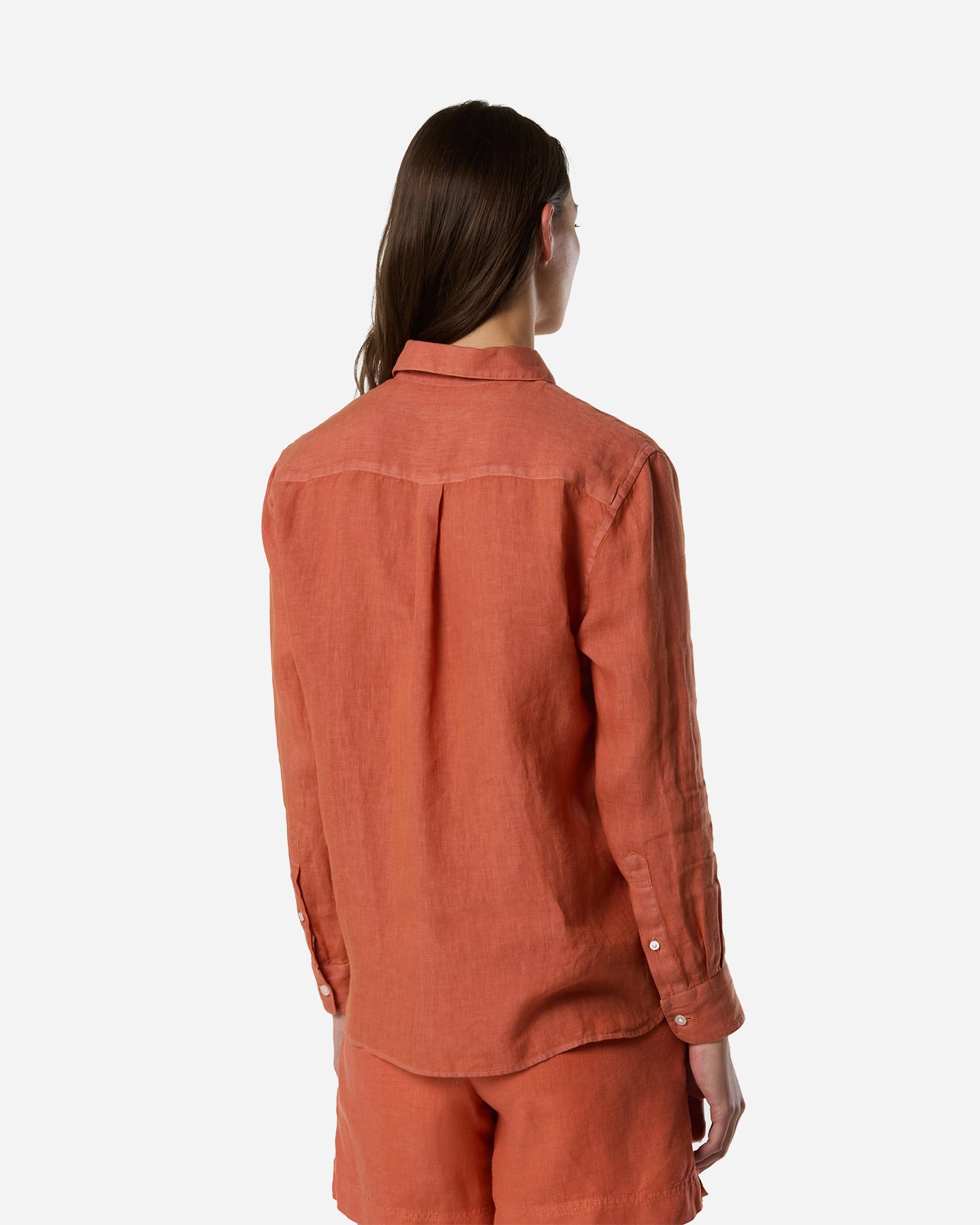 Camicia NORTH SAILS LINO W - Arancione - 3 | Cisalfa Sport