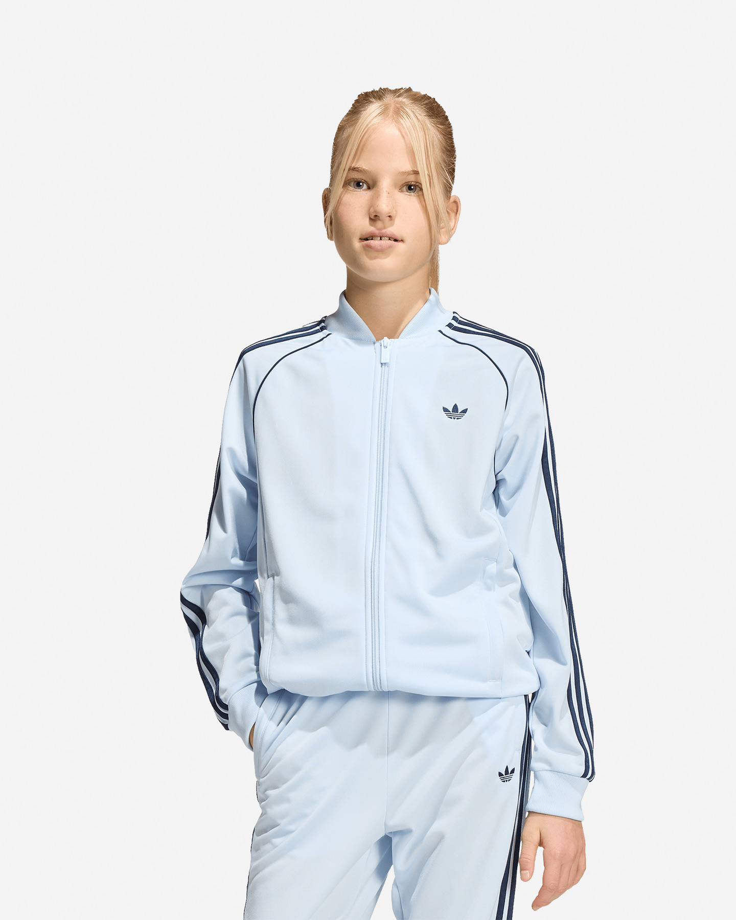 Felpa ADIDAS SST JR - Azzurro - 1 | Cisalfa Sport