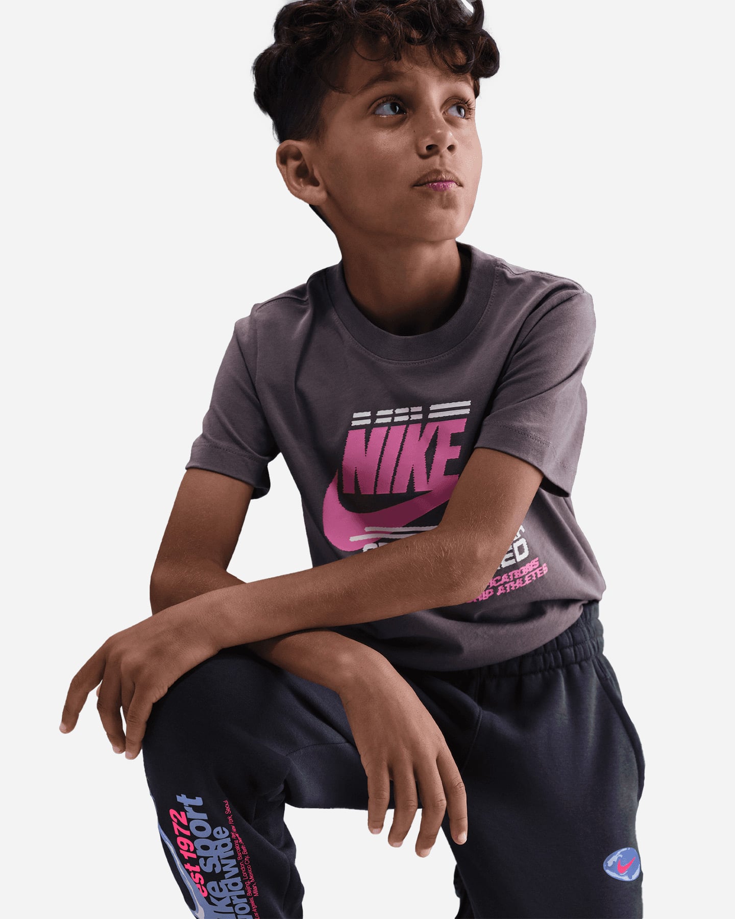 Pantalone NIKE 1972 CAVE JR - Viola - 5 | Cisalfa Sport