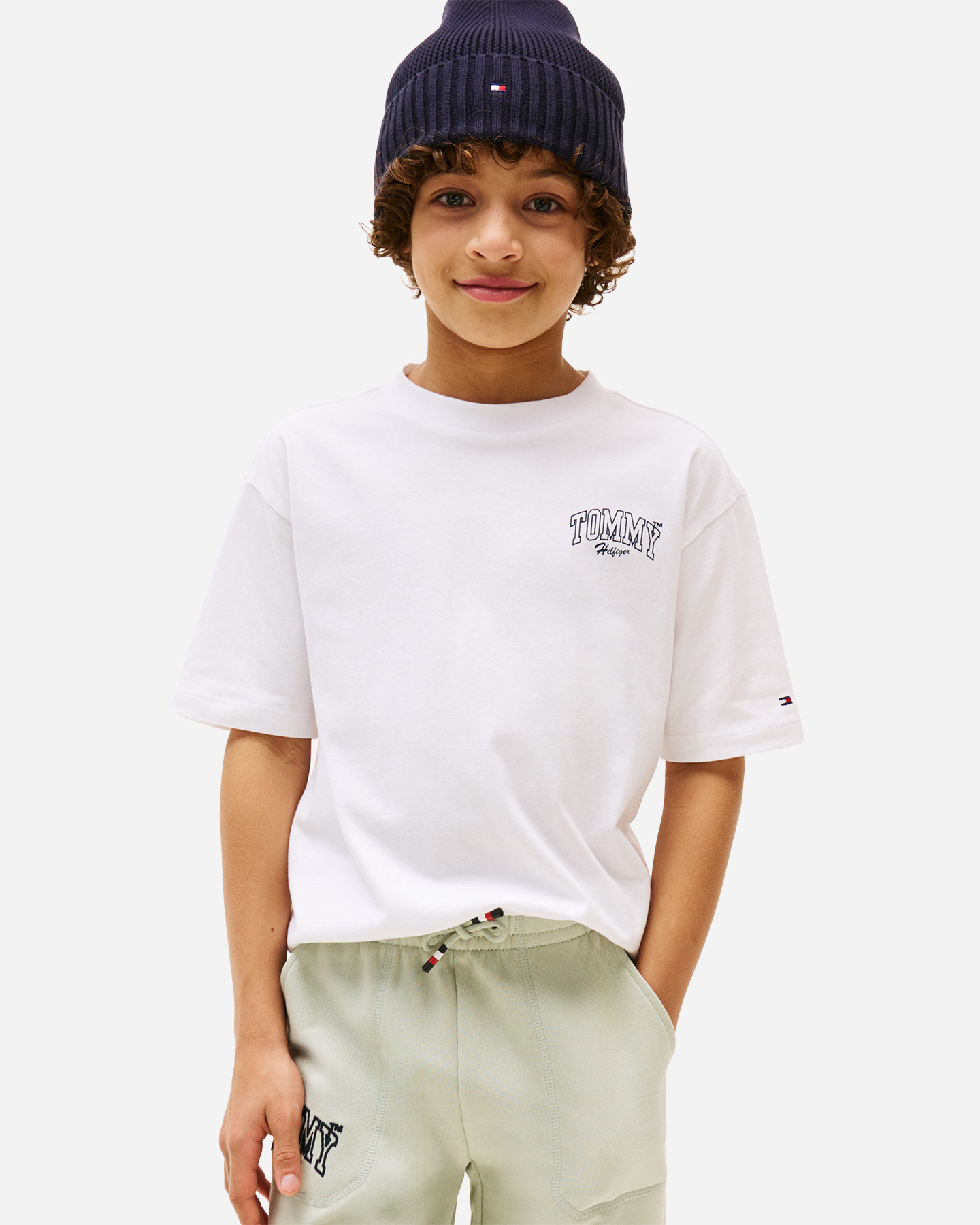 T-shirt TOMMY HILFIGER PRINTED JR - Bianco - 1 | Cisalfa Sport