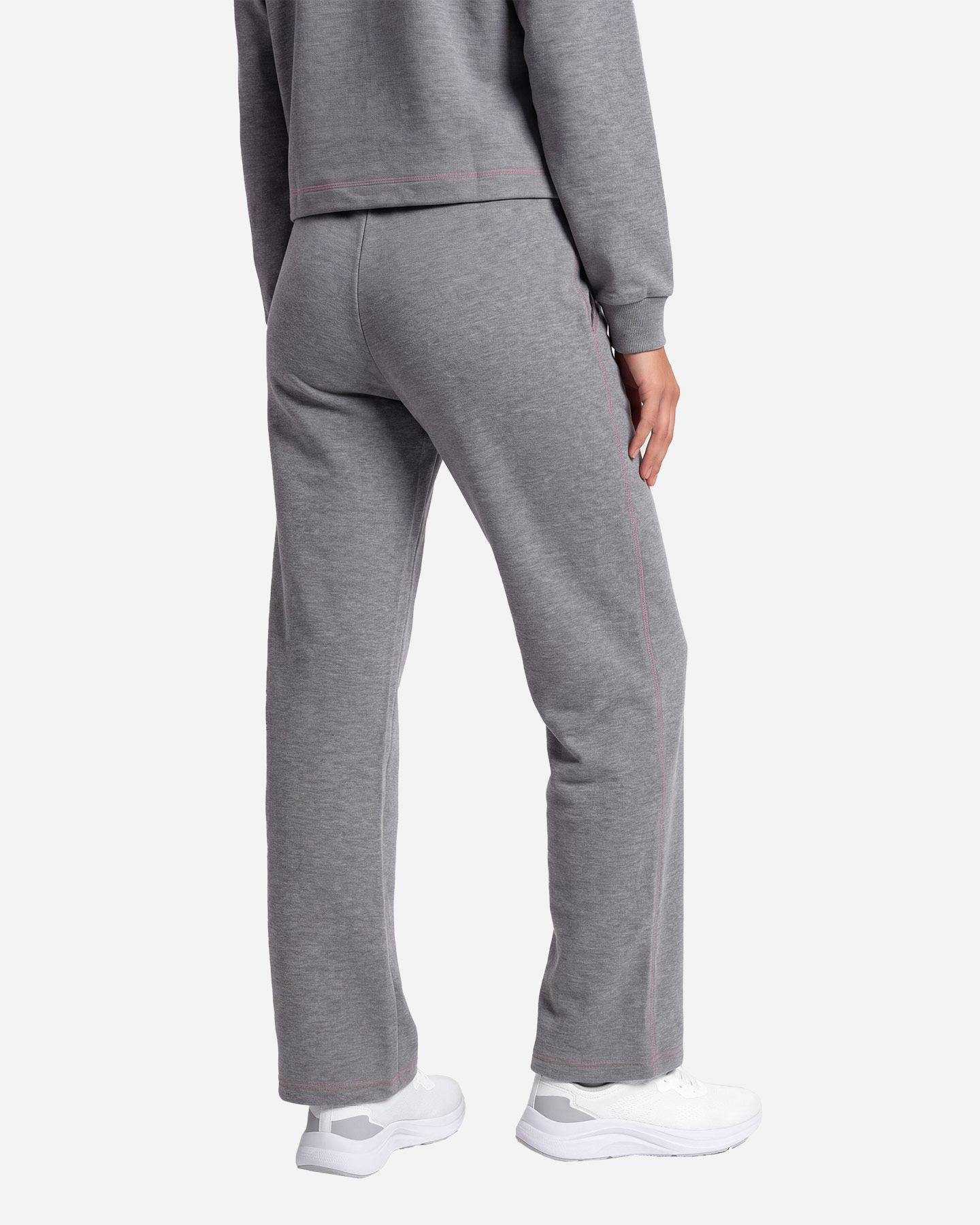 Pantalone FREDDY WIDE LEG MELANGE W - Grigio - 3 | Cisalfa Sport